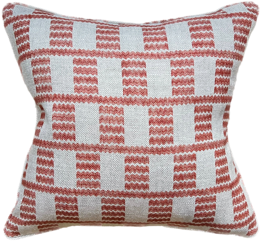 Fermoie Red Cove Piped Cushion