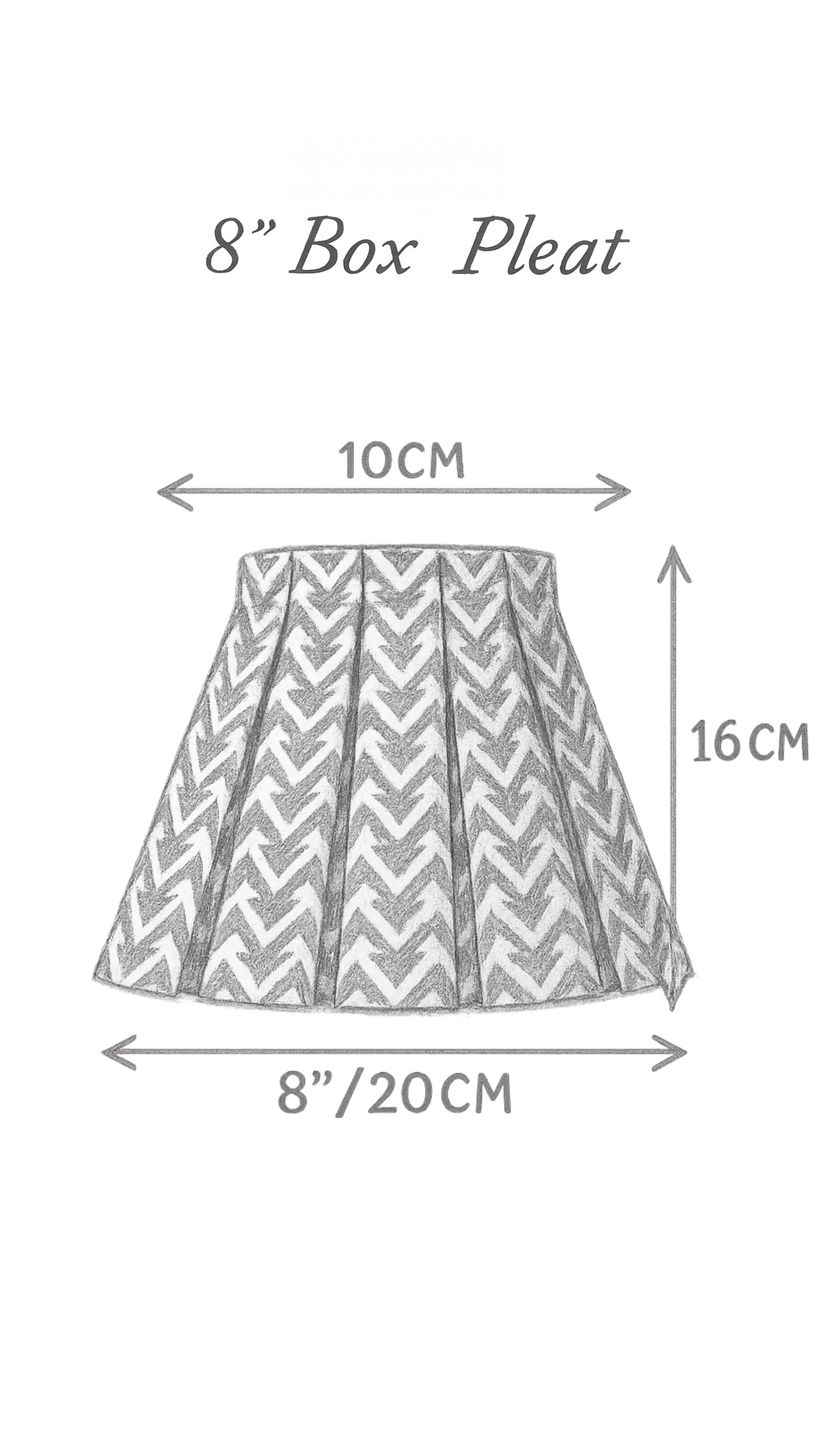 Bowood Box Pleat Lampshade