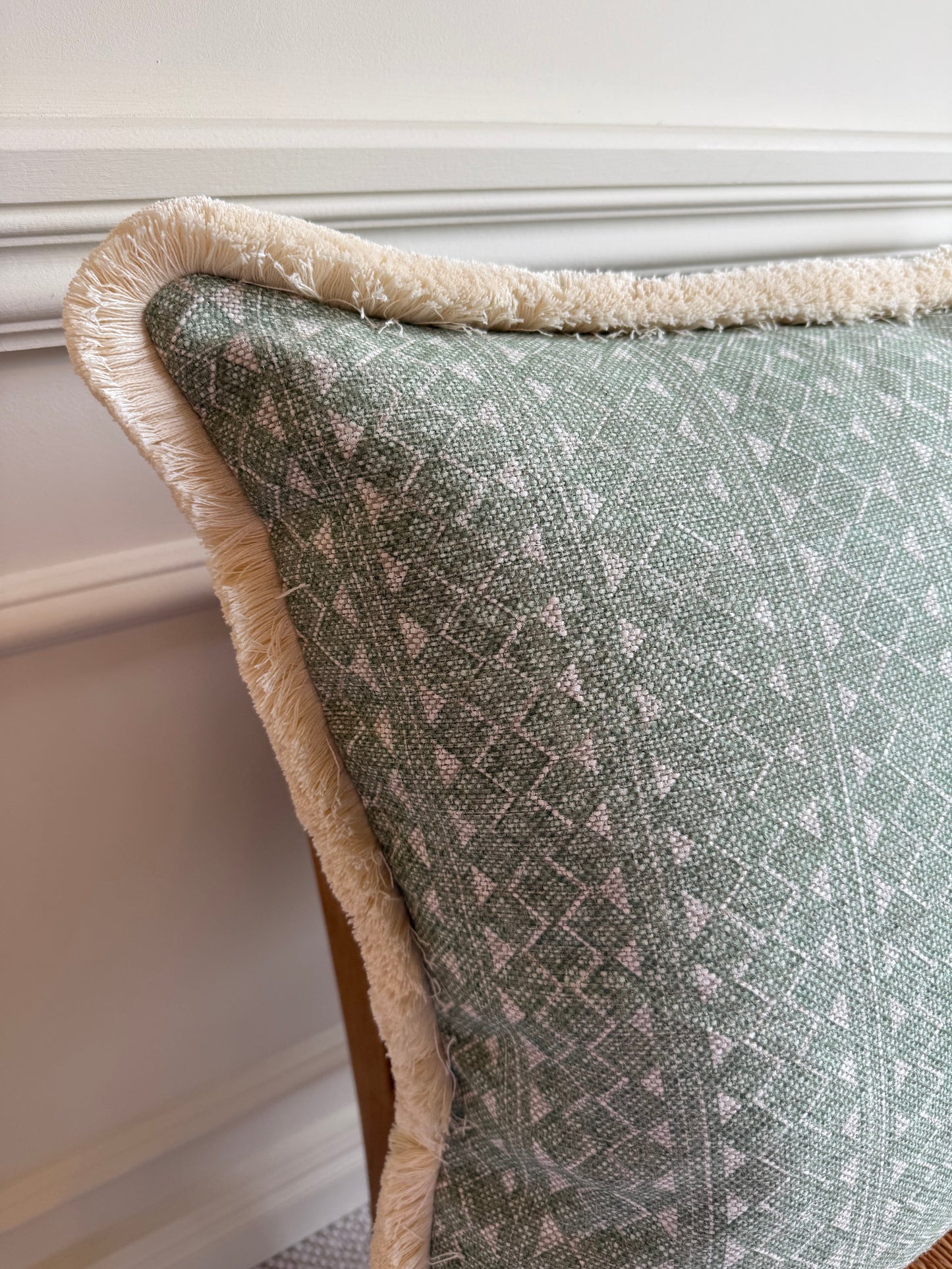 Fermoie Quantock Fringed Cushion