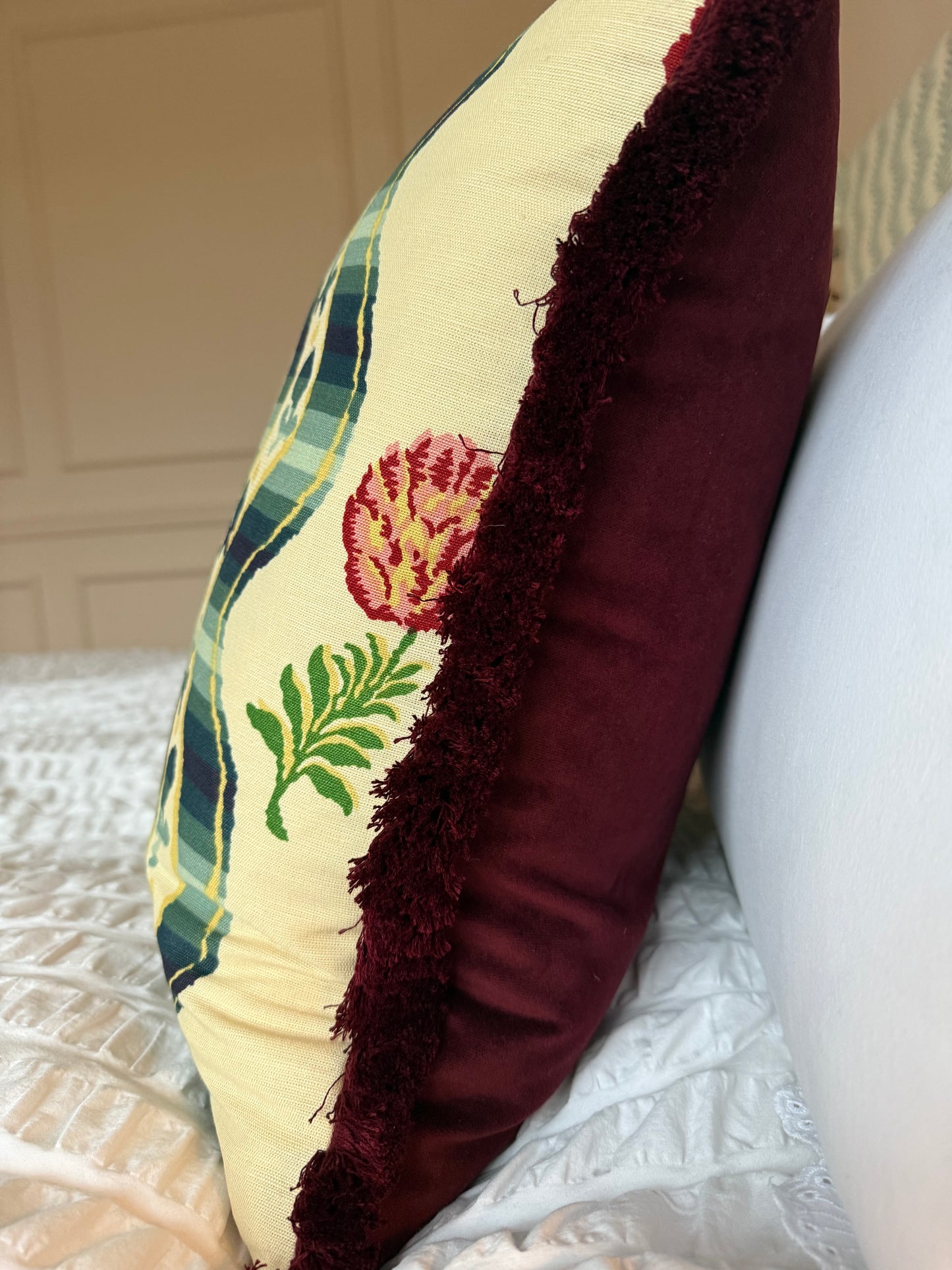 Pierre Frey Pommes de Pin Fringed Cushion