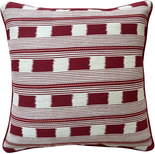 Ruby Lost & Found Velvet Piped Cushion