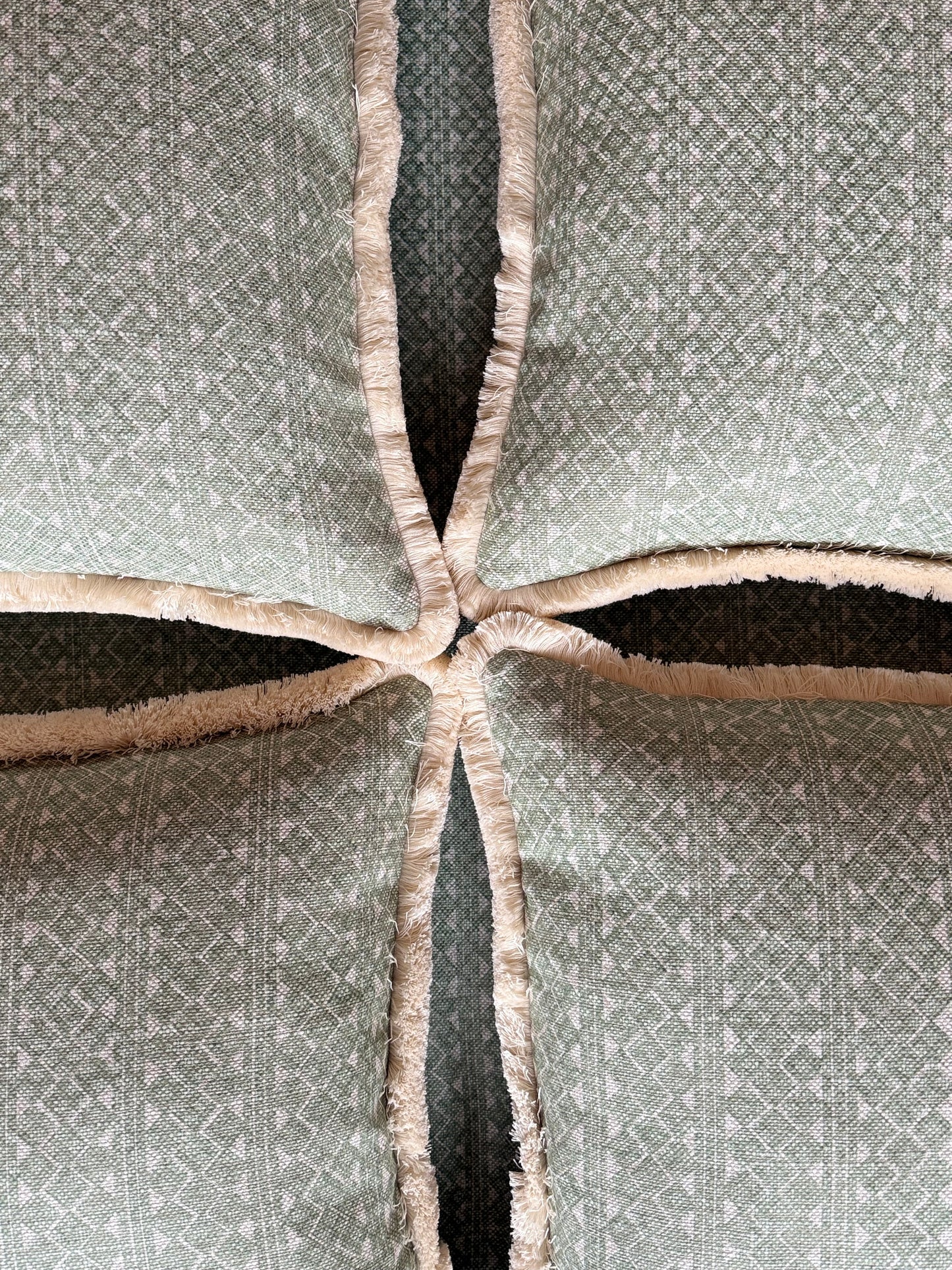 Fermoie Quantock Fringed Cushion