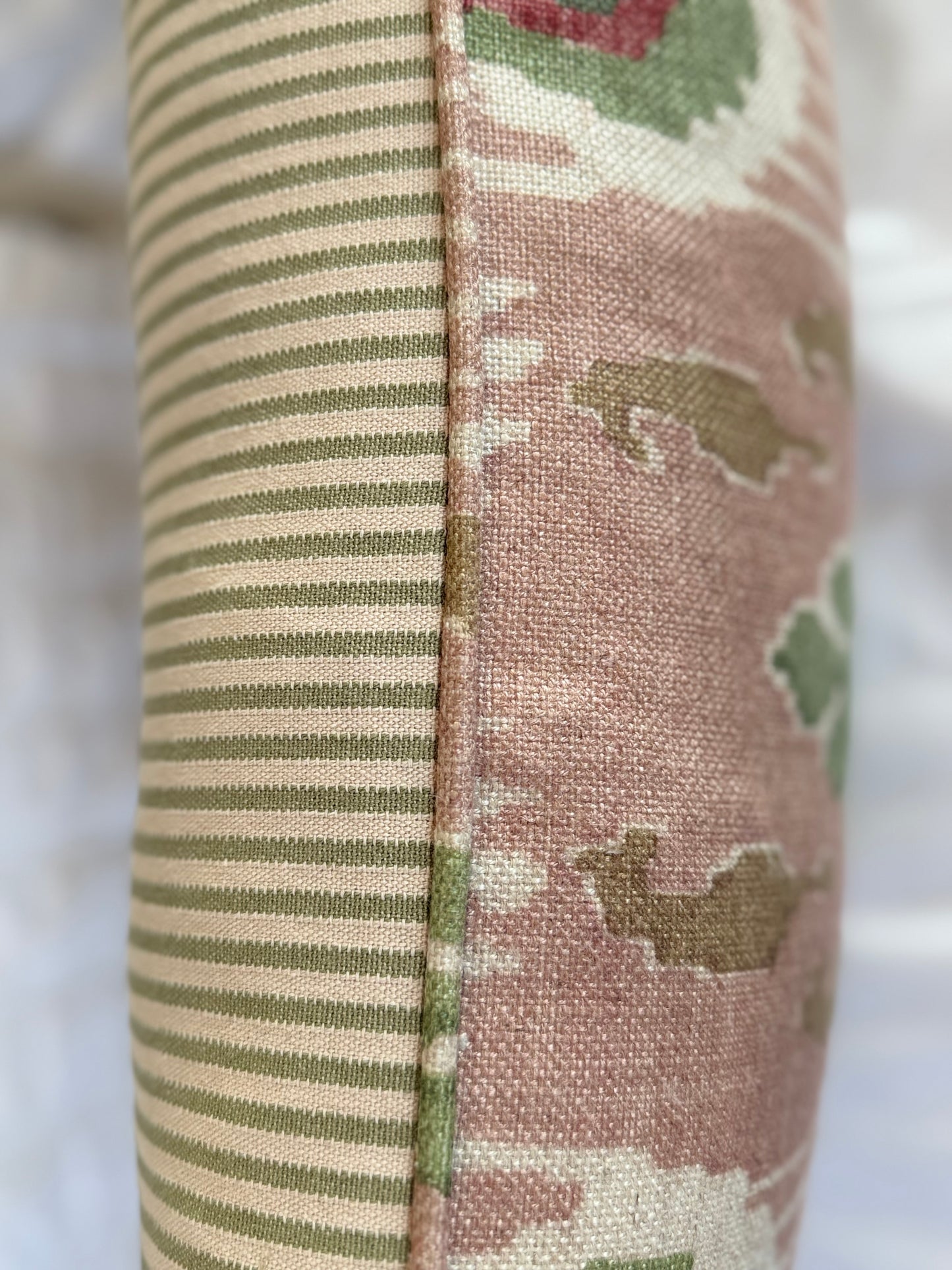 ‘Bigger Than the Baby’ Ikat Bokhara Cushion