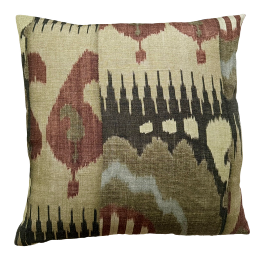 Lewis & Wood Kimono Chilli Mocha Cushion