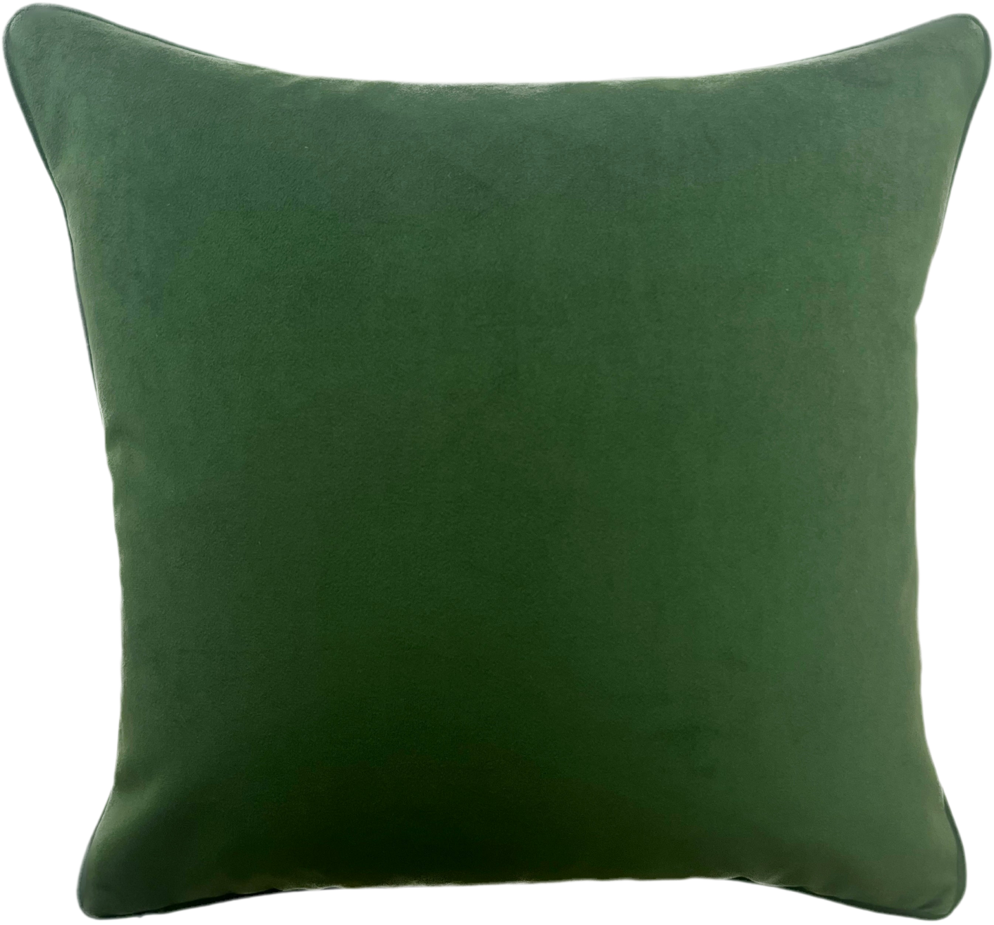 Colefax & Fowler Green Squiggle Piped Cushion