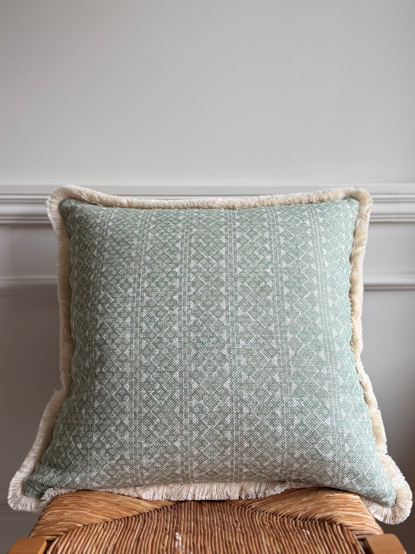 Fermoie Quantock Fringed Cushion