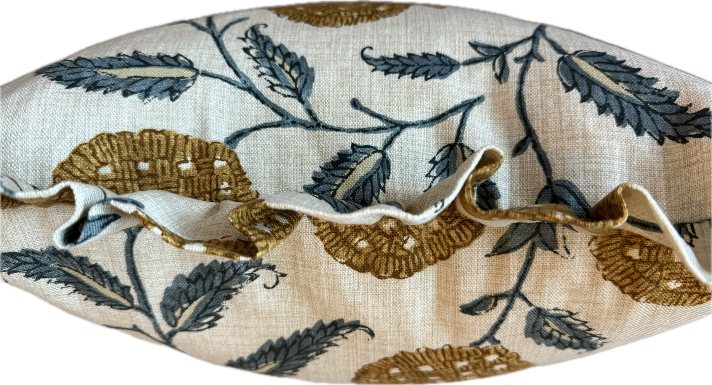 Sanderson Anaar Ruffled Cushions