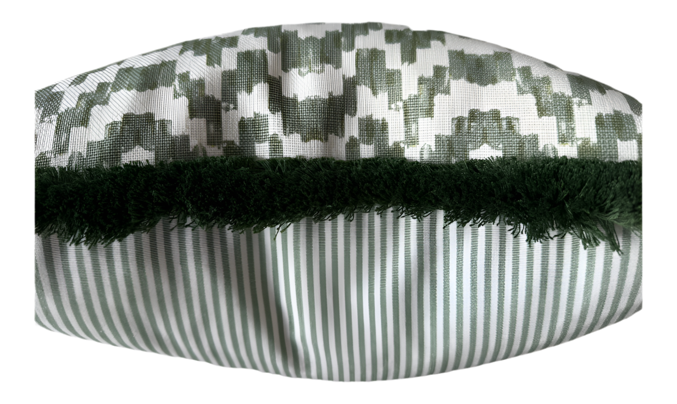 Christopher Farr Olive Echo Cushions