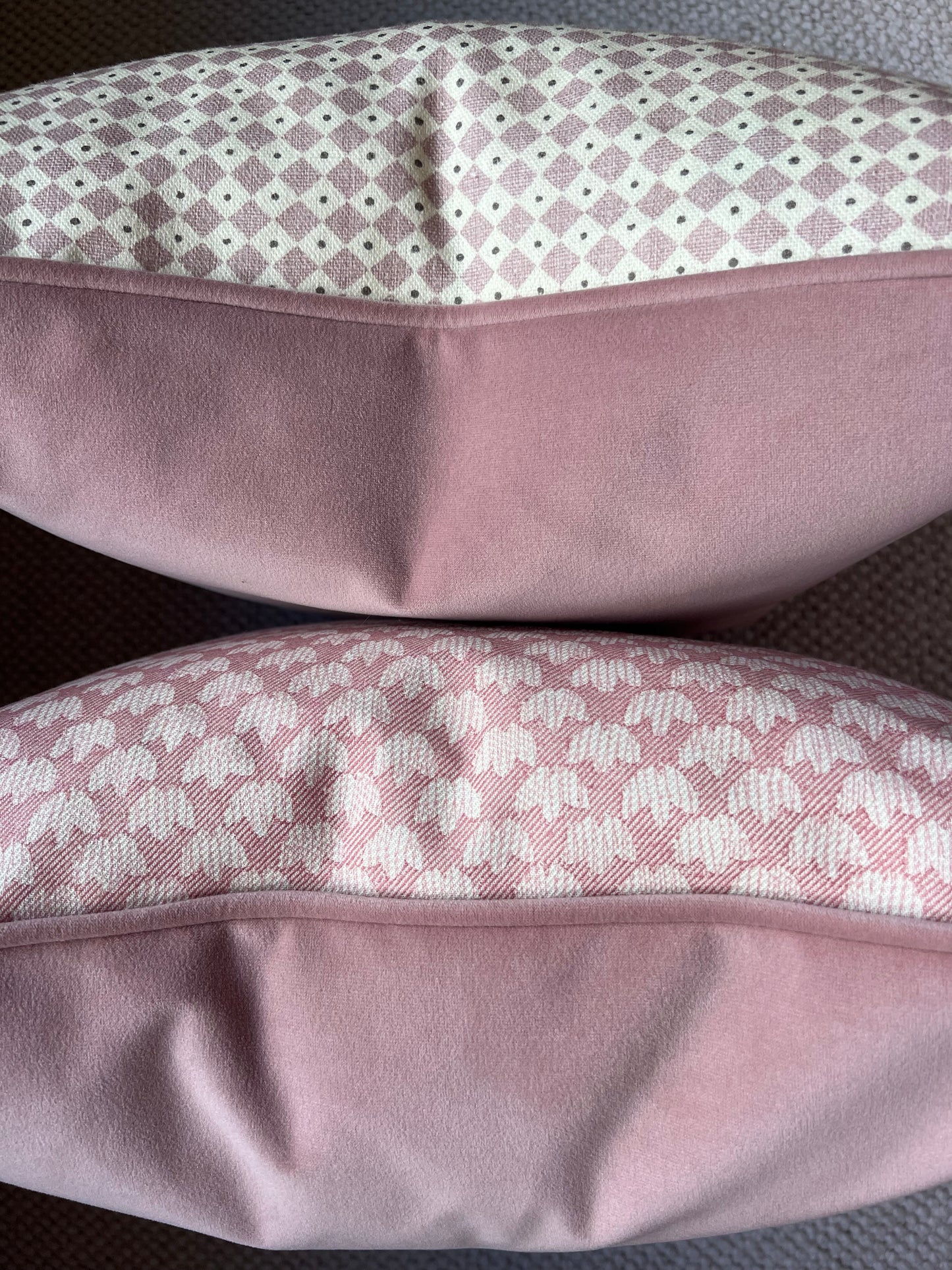 Fermoie Eythorne Blush Piped Cushion