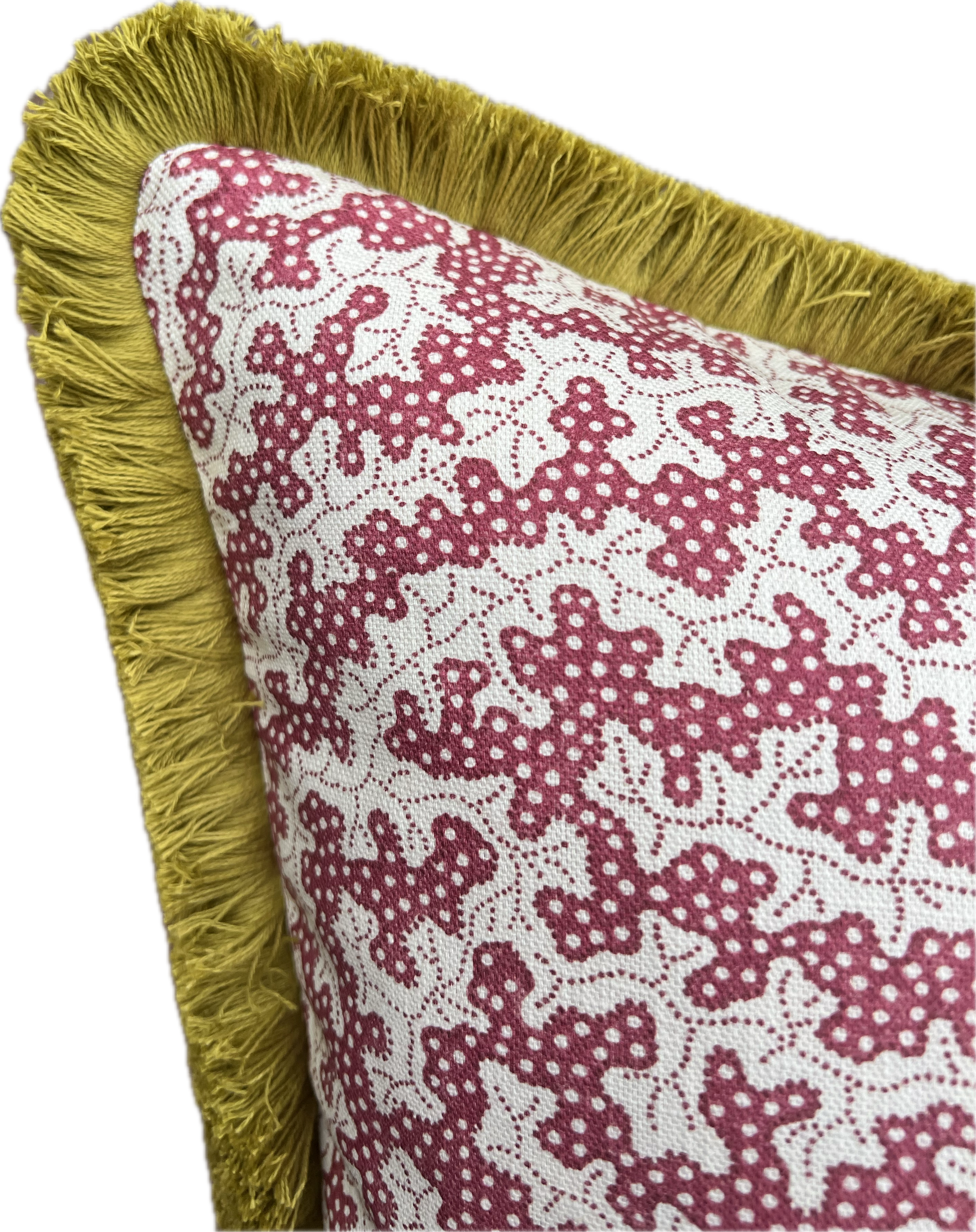 Sanderson Cushions - Luxury cushions in Sanderson Truffle Fabric (Damson)