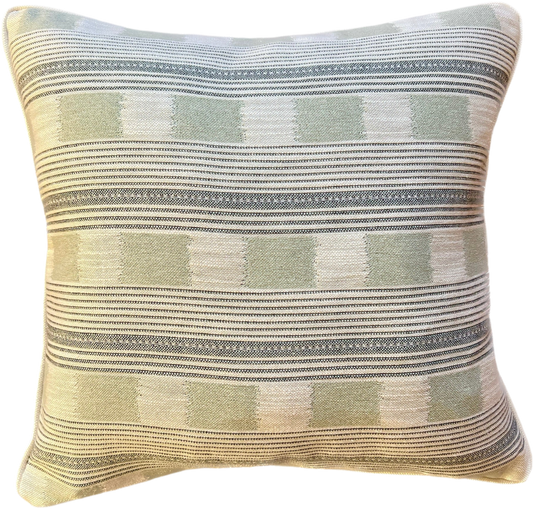 Pale Blue Lost & Found Piped Cushion