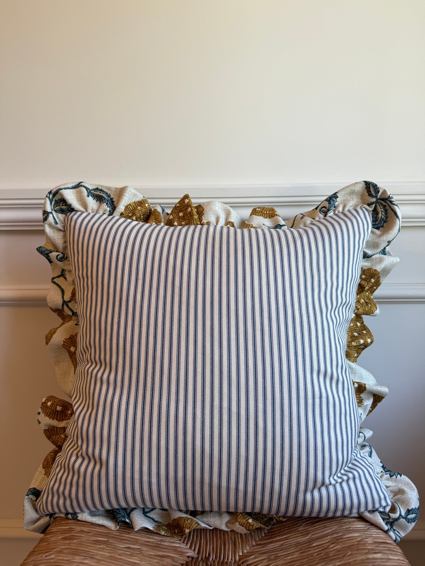 Sanderson Anaar Ruffled Cushions