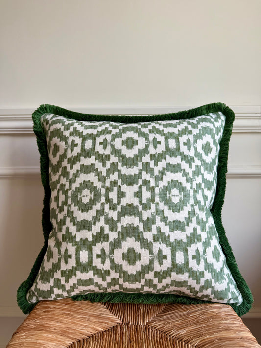 Christopher Farr Olive Echo Cushions