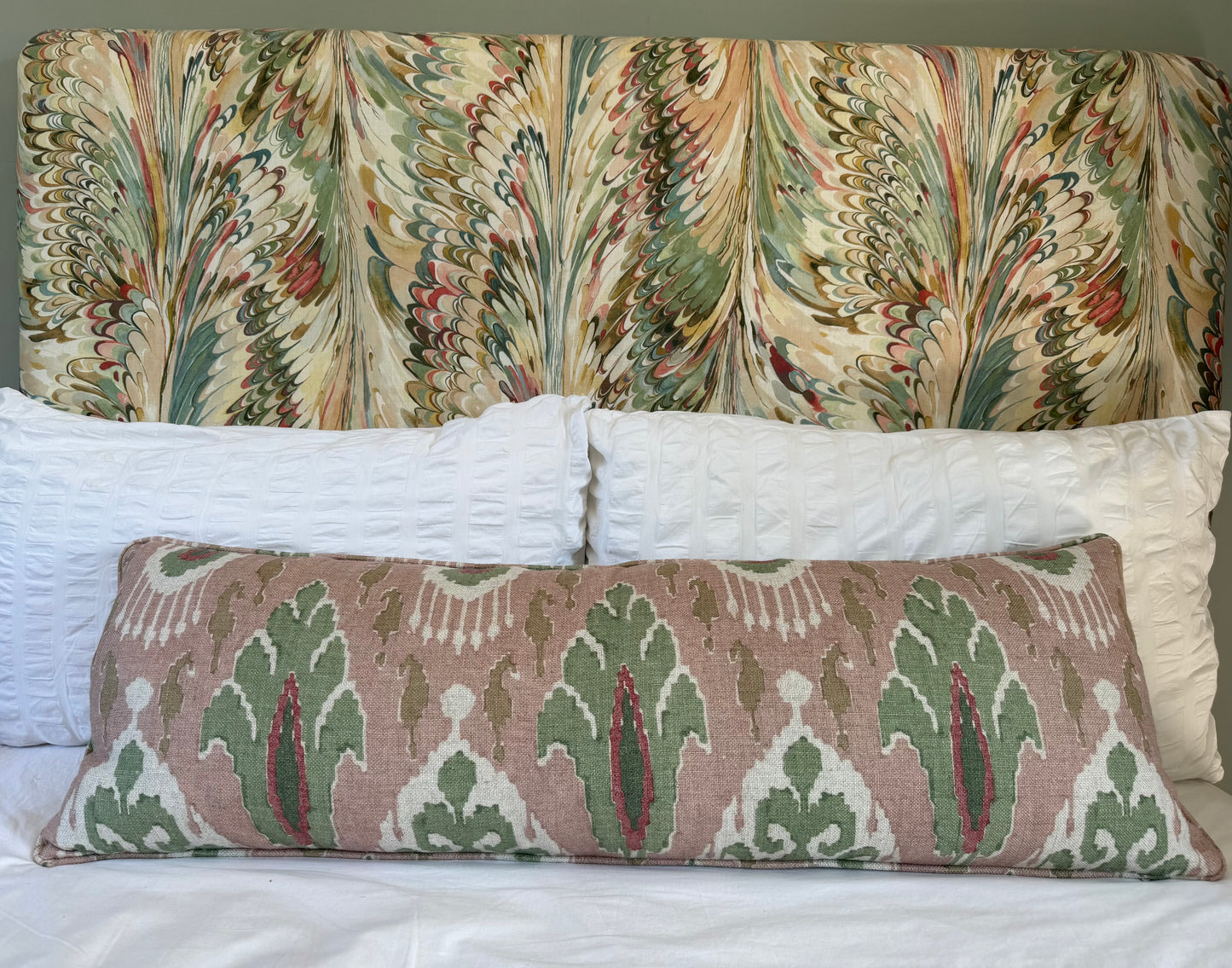 ‘Bigger Than the Baby’ Ikat Bokhara Cushion