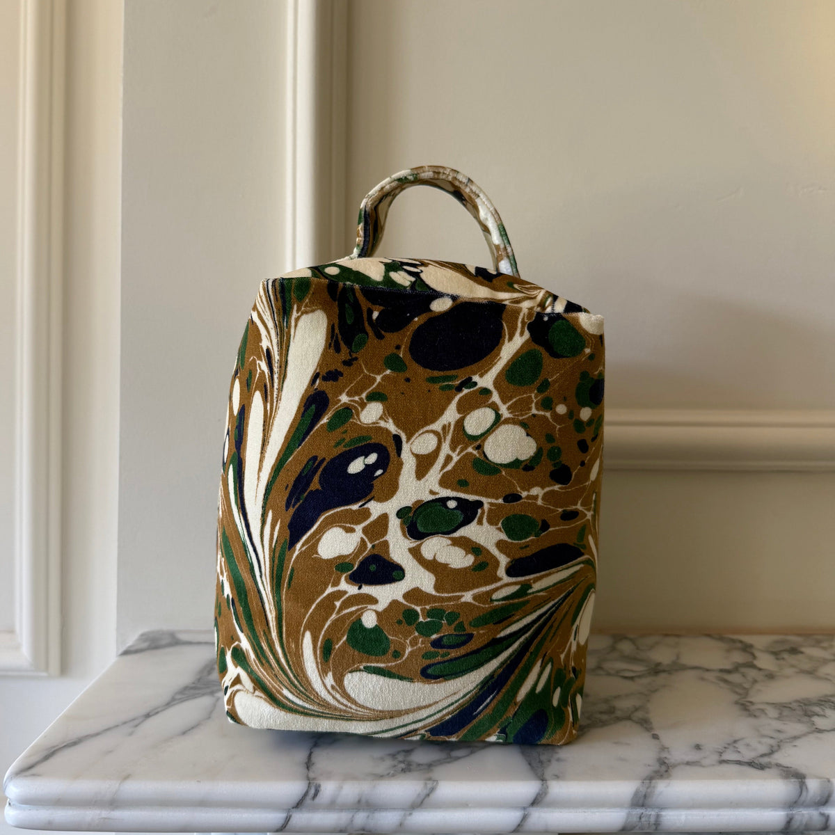 Dappled Velvet Doorstop