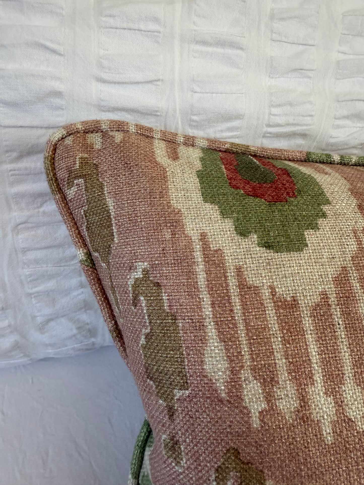 ‘Bigger Than the Baby’ Ikat Bokhara Cushion