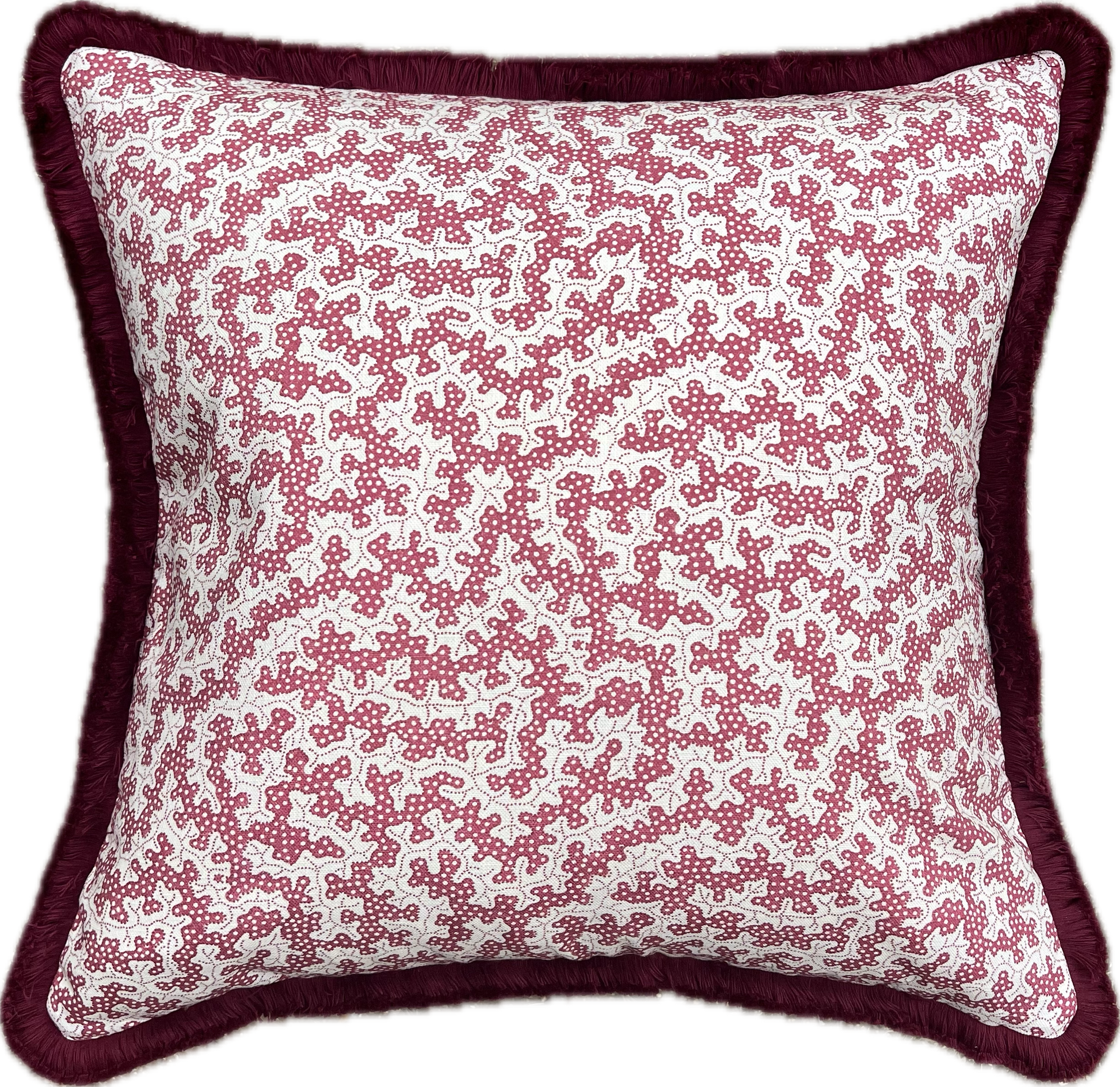 Sanderson Cushions - Luxury cushions in Sanderson Truffle Fabric (Damson)