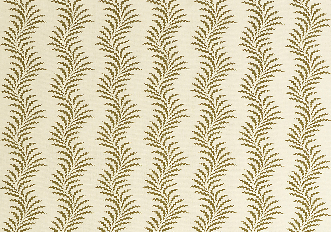 Soane Scrolling Fern Moss Cushion