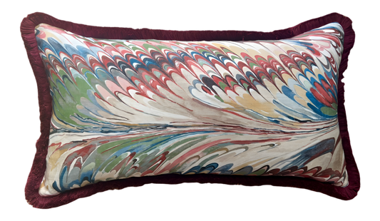 Lee Jofa Taplow Fringed Lumber Cushion