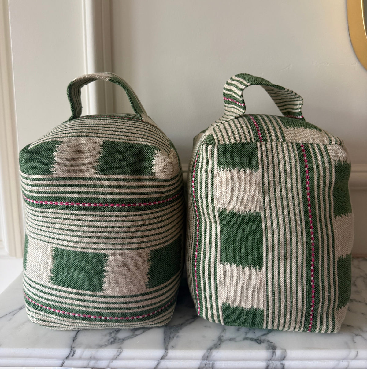 Lost & Found Green Doorstop
