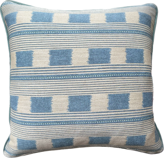 Christopher Farr Cushions - Luxury cushions in Christopher Farr Fabric (Denim Lost and Found)