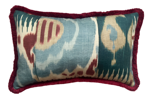 Lewis & Wood Kimono Fringed Lumbar Cushion