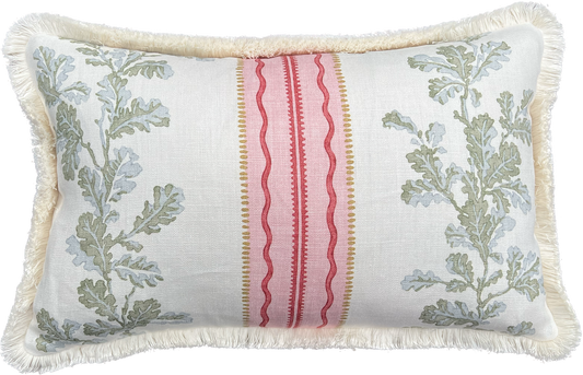 Linwood Cushions - Luxury cushions in Linwood Hester Fabric with fringe