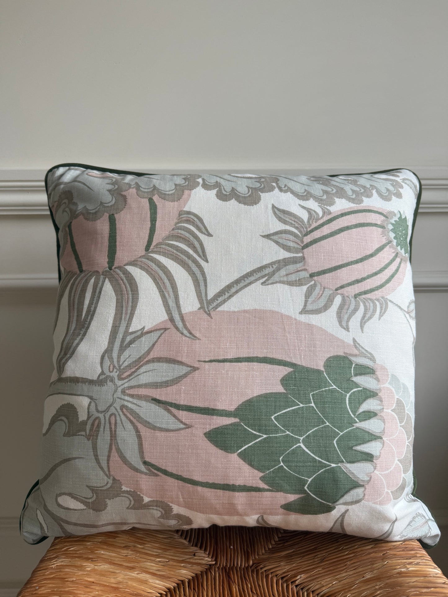 Christopher Farr Carnival Olive Cushions