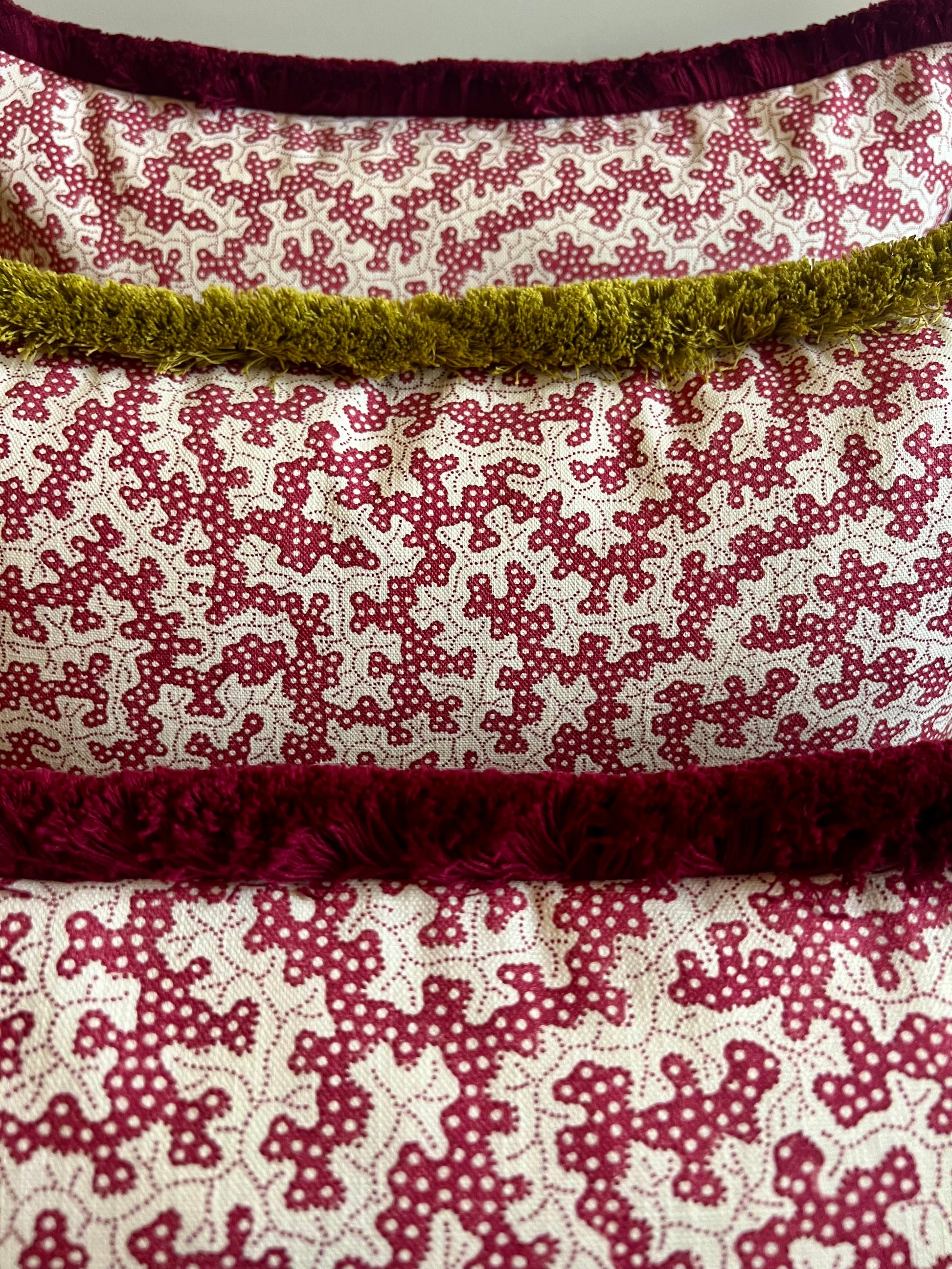 Sanderson Cushions - Luxury cushions in Sanderson Truffle Fabric (Damson)