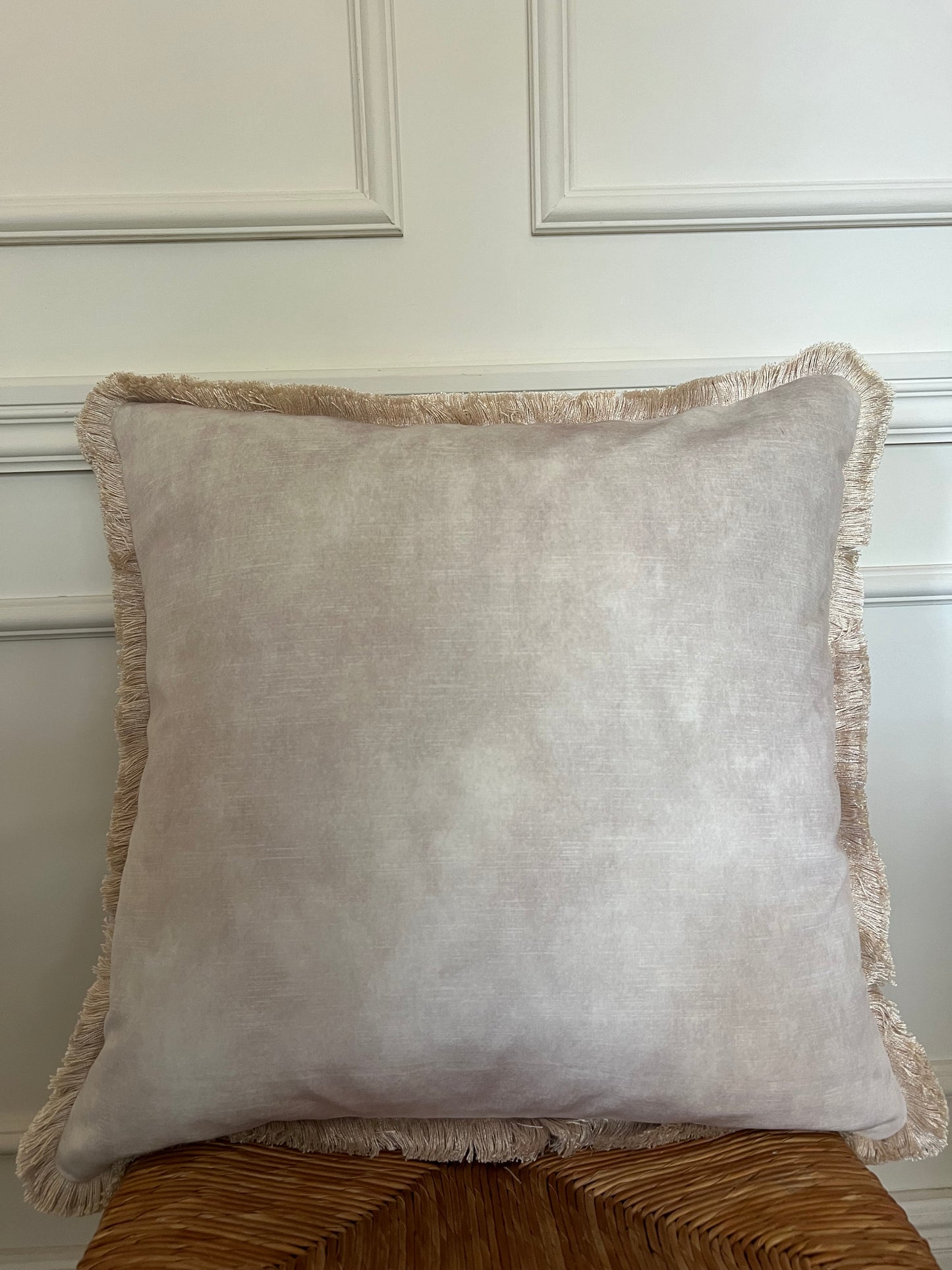 Nobilis Lophelia Fringed Cushion