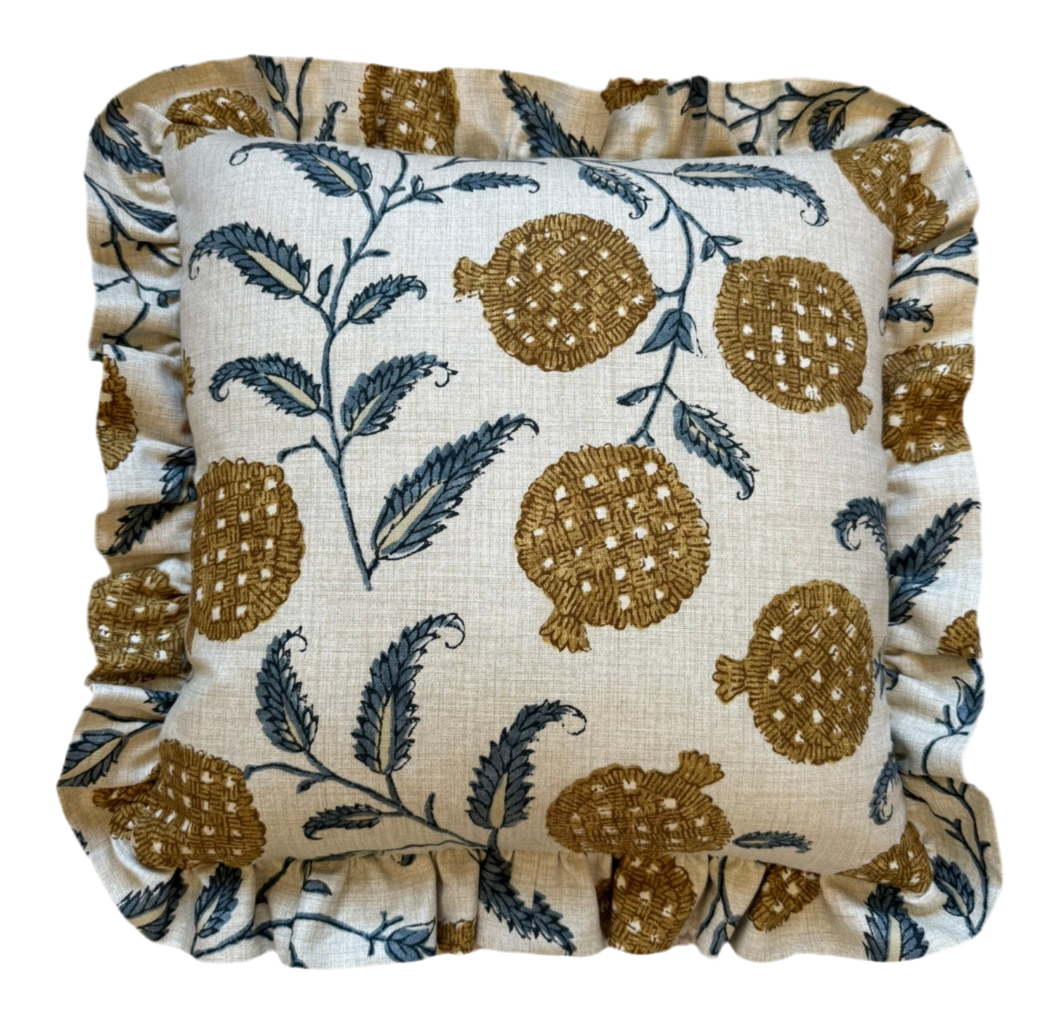 Sanderson Anaar Ruffled Cushions
