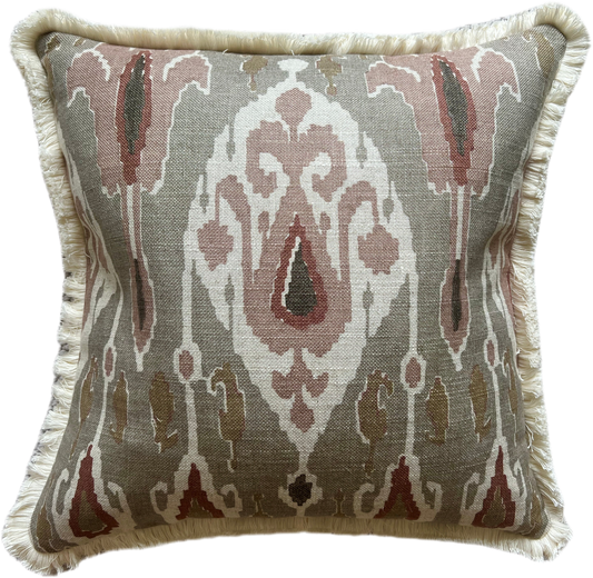 GP & J Baker Ikat Bokhara Neutral Cushions