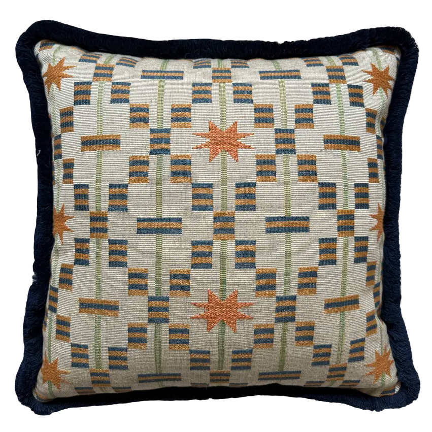 Afua Turmeric Fringed Cushion