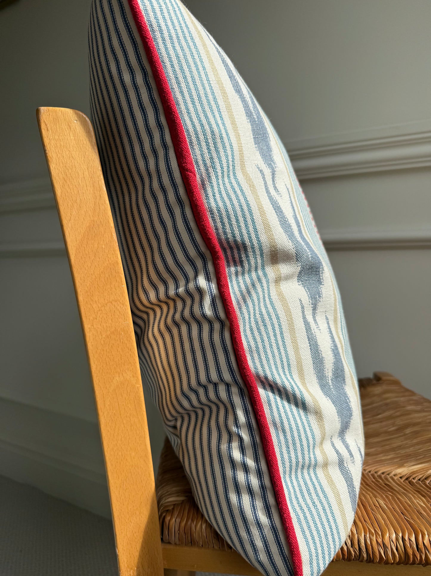 Bespoke Mulberry Newport Stripe Cushion