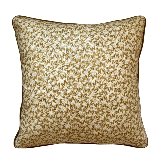 Warner Textile Archive Nathalie Caramel Cushion