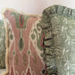 GP & J Baker Pomegranate Ruffled Cushion