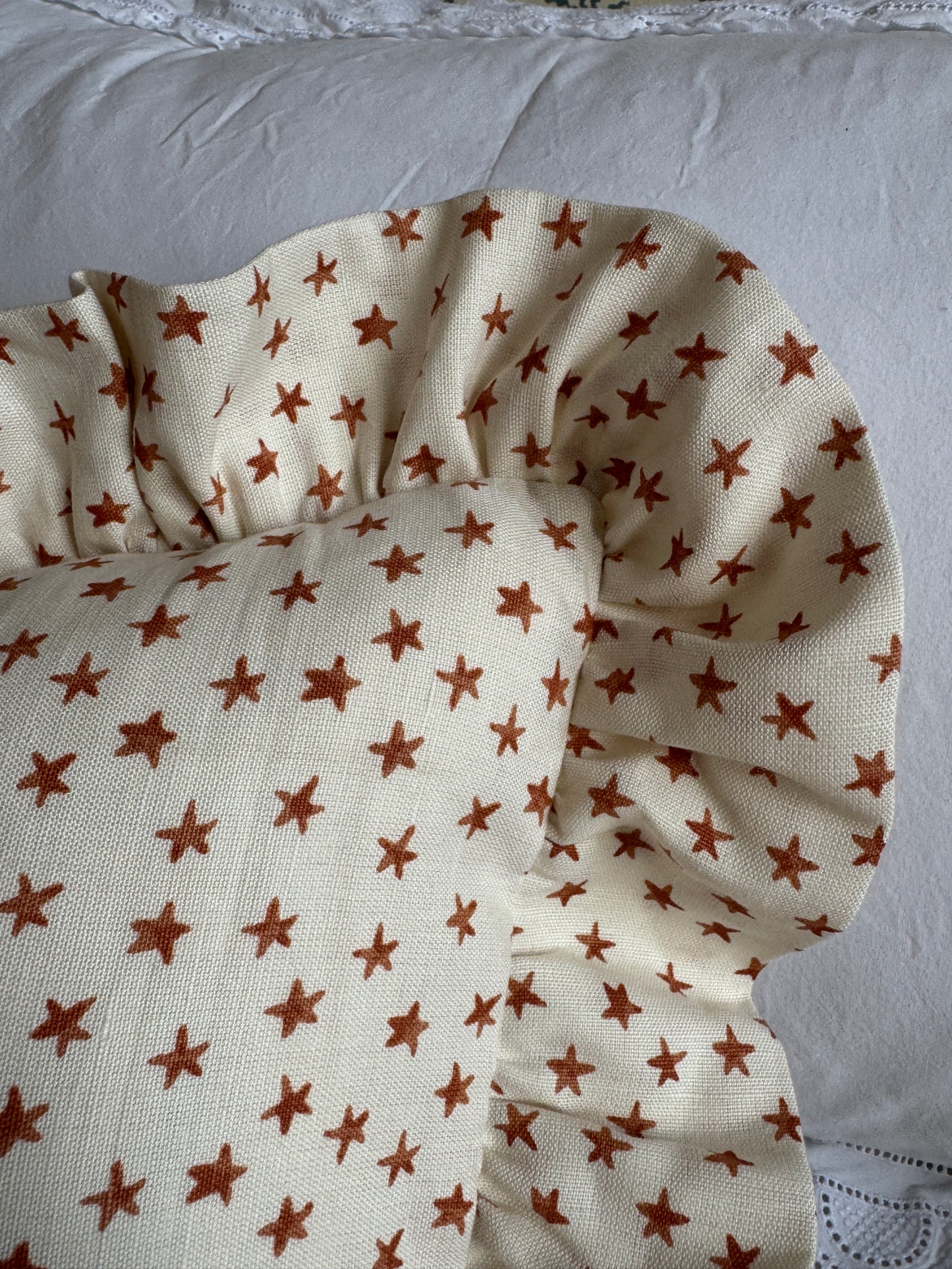 ‘Bigger Than the Baby’ Chelsea Textiles Stars Cushion