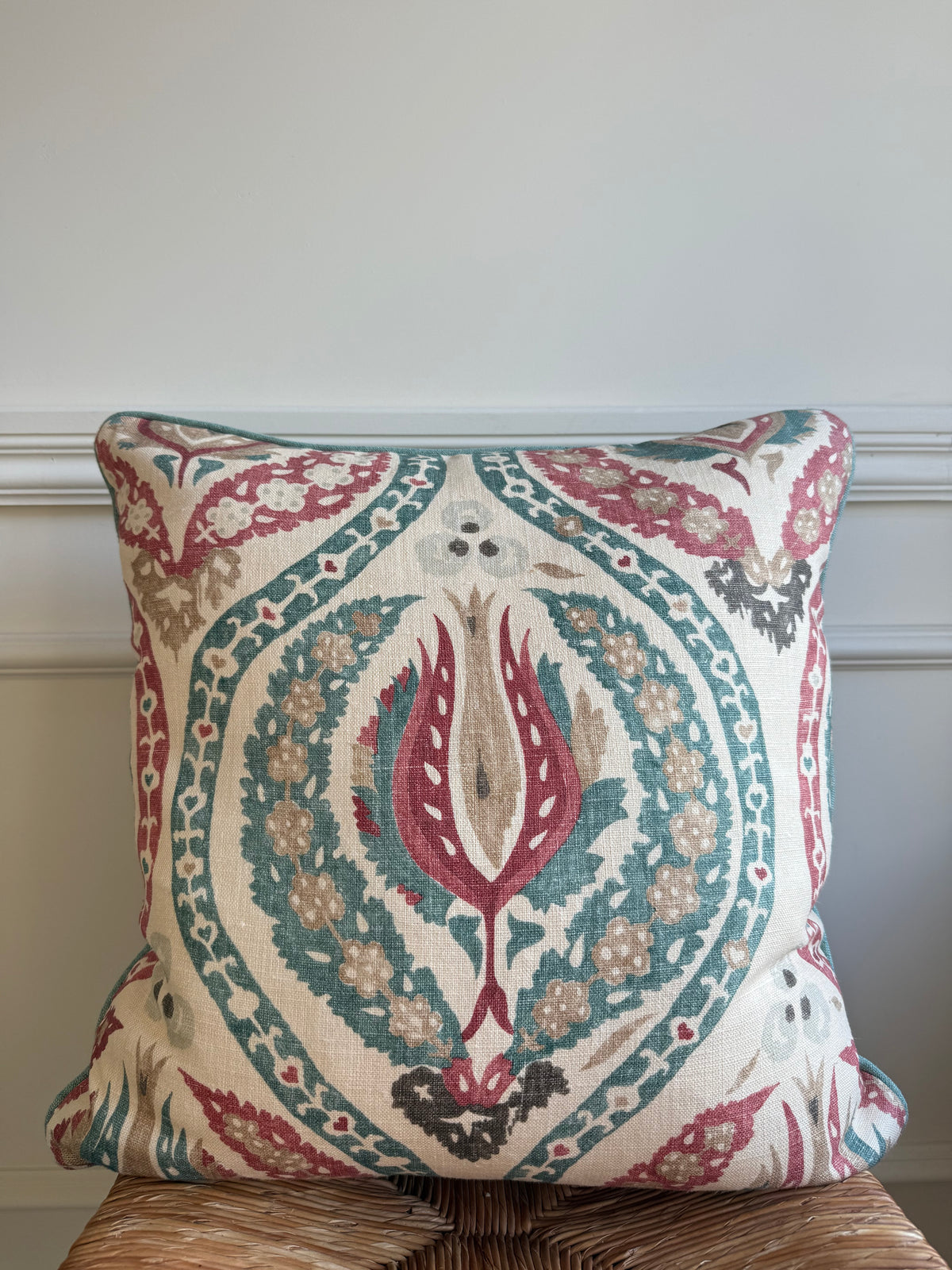Lewis & Wood Benaki Mulberry Blue Cushion