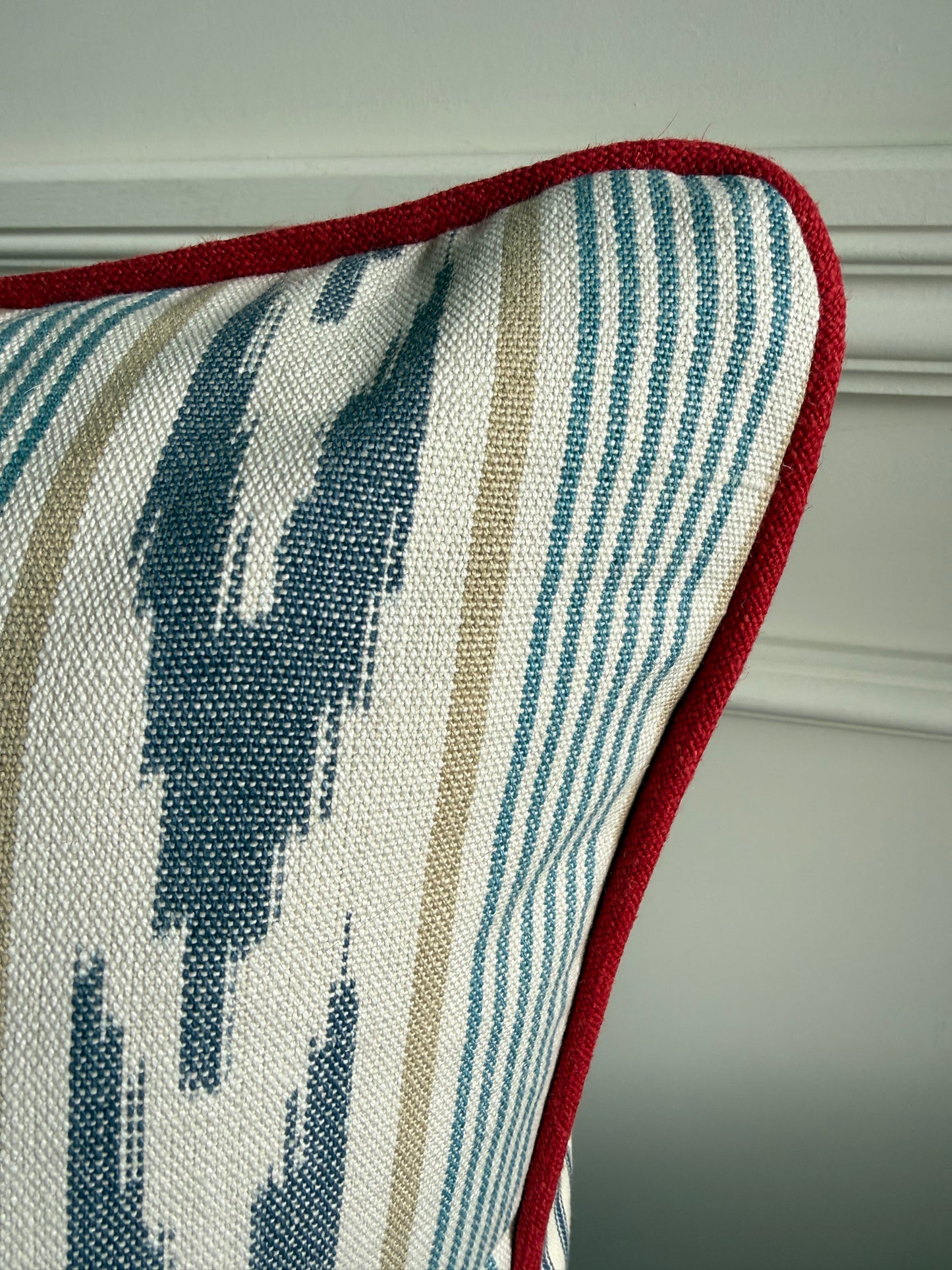 Bespoke Mulberry Newport Stripe Cushion