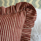 Fermoie Poulton Stripe Ruffled Cushion
