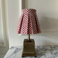 Luxury box pleat lampshade in Fermoie Marden premium designer fabric 