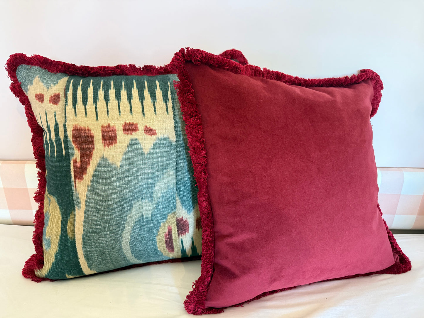 Lewis & Wood Kimono Fringed Cushion