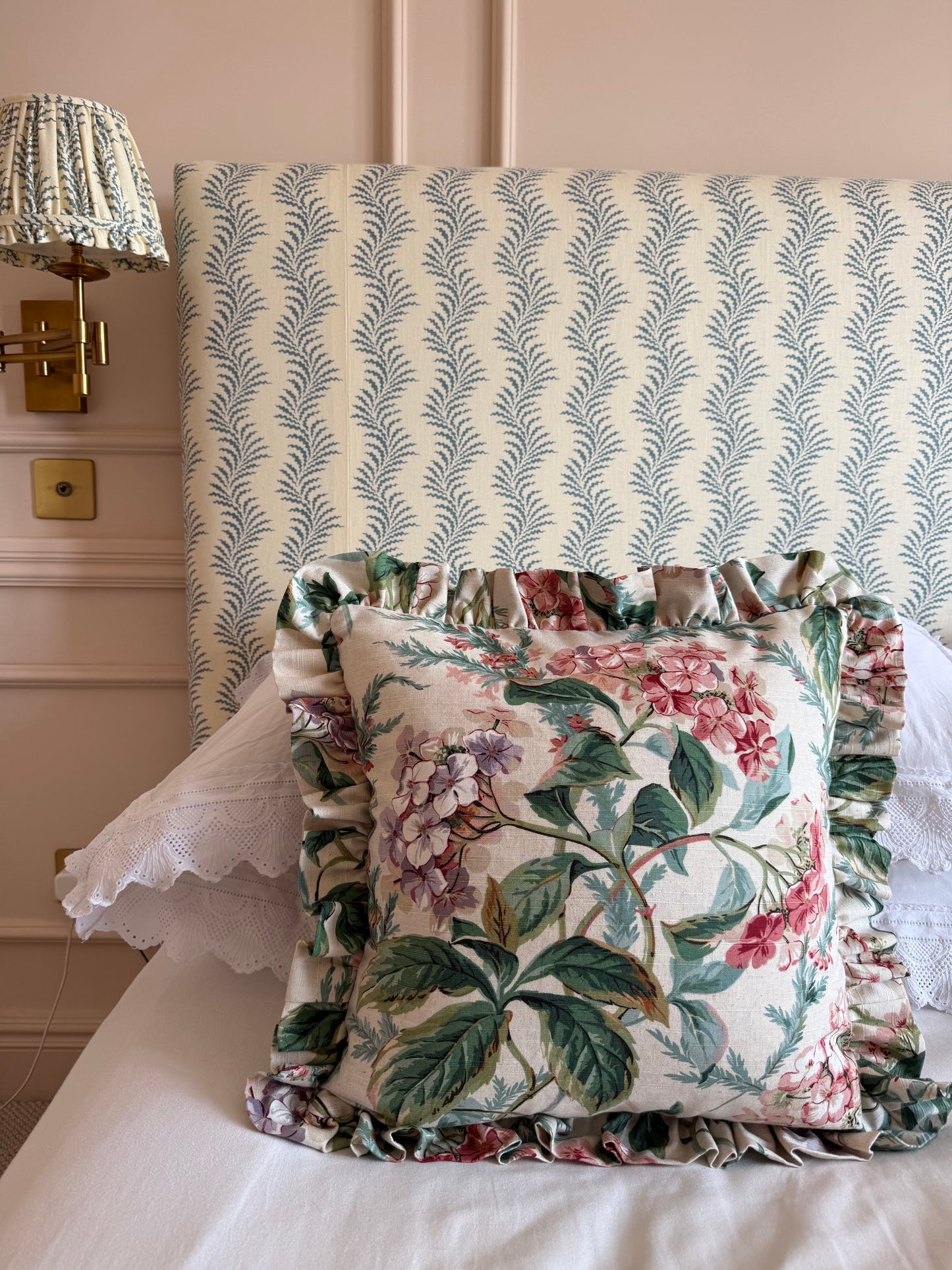 Jean Monro Heather & Hortensia Cushion
