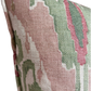 GP & J Baker Ikat Bokhara Rose Green Cushions