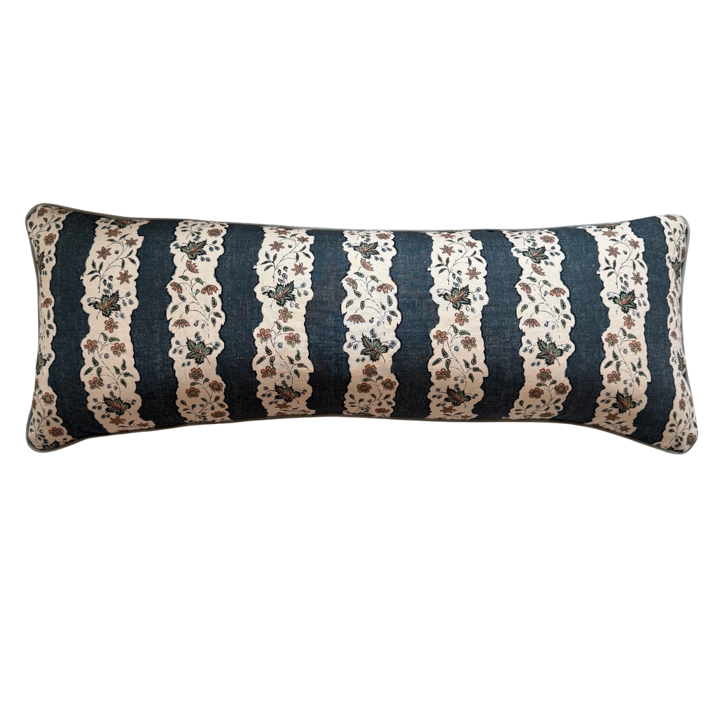 ‘Bigger Than the Baby’ Red Oak Stripe Cushion