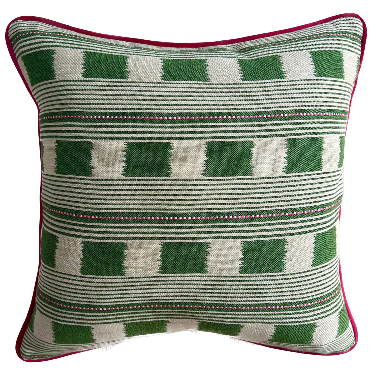 Green Lost & Found Cushion
