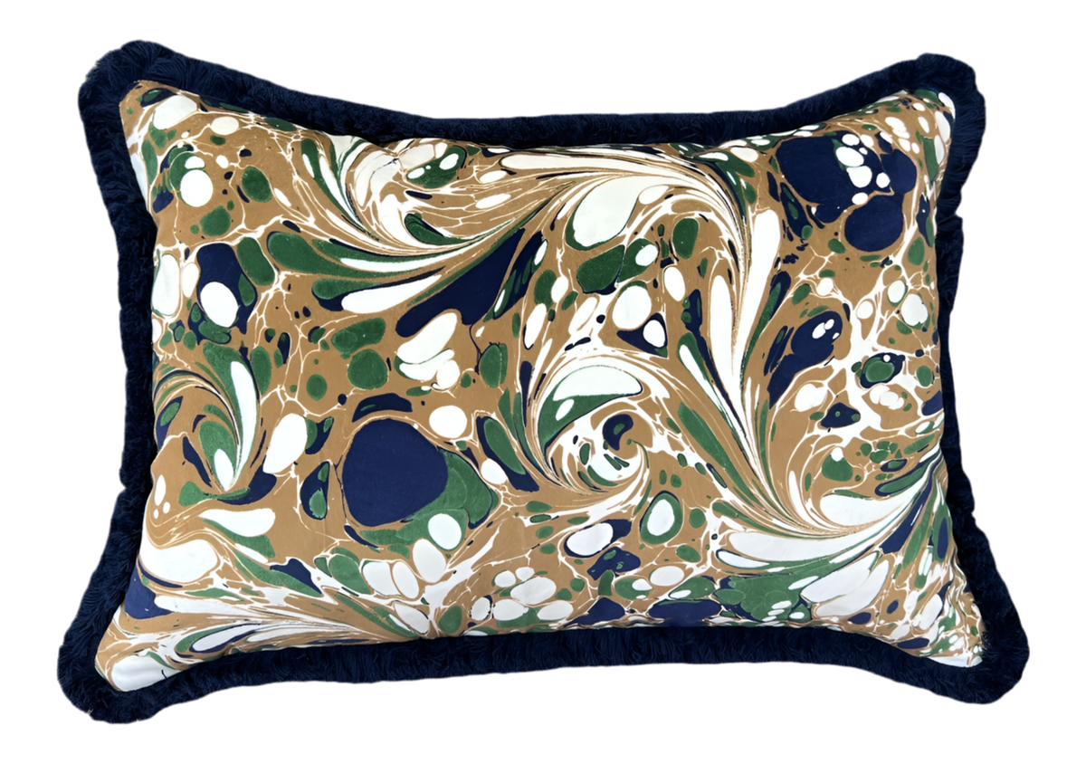 Beata Heuman Dappled Velvet Cushion