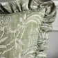 GP & J Baker Pomegranate Ruffled Cushion