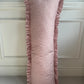 ‘Bigger Than the Baby’ Frilly Tilly Cushion - Blush