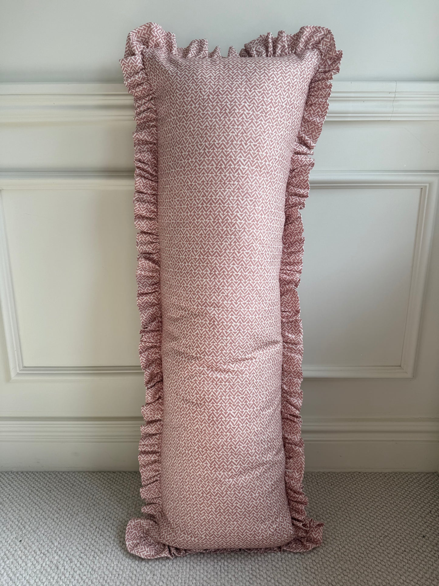 ‘Bigger Than the Baby’ Frilly Tilly Cushion